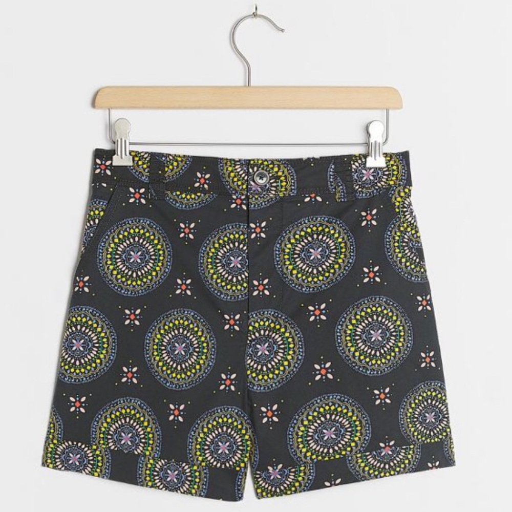 Anthropologie | MAEVE ABSTRACT CITY SHORTS | Sz 2